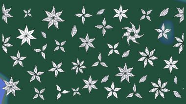 Küçük çiçekte güzel bir desen. Moda baskıları için zarif bir şablon. Robot resim. Çiçekli yaz çiçekleri. Motley illüstrasyonu. Küçük renkli çiçekler..