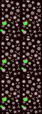 Raster deseni. Küçük çiçekte güzel bir çiçek deseni var. Çiçekli çiçek deseni, suluboya..