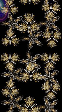 Çiçek desenli raster, siyah çizgi grafik desenli soyut raster arkaplan. Modern stil dokusu.