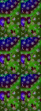 Fantezi çiçekli eskiz deseni, doğal duvar kağıdı, çiçek desenli kıvrım çizimi. Paisley el çizimi elementler. Ev dekoru.