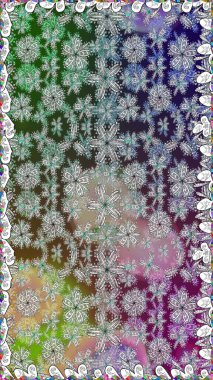 Raster illüstrasyonu. Hoş bir çiçek geçmişi var. Güzel kumaş deseni. Küçük bir çiçekte kusursuz desen.