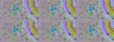 Raster illüstrasyonu. Gri ve nötr renkte çiçekler. Çiçek süslemeli çizim deseni.