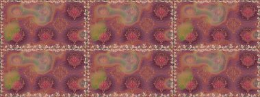 Raster. Güzel suluboya çiçekler, parlak resimler ilham verici ve mor çiçek desenli arkaplan..