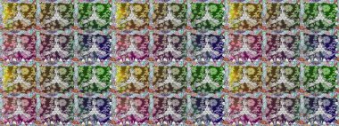 Suluboya çiçek elemanları büyük kümesi. Raster sevimli suluboya Dikişsiz çiçek deseni. Kartlar, davetiyeler, tarih kartları ve daha birçok tasarruf için kullanılabilir.