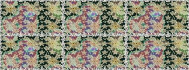 Etnik Mandala süsü. Raster Henna dövme stili. Tekstil, tebrik kartı, boyama kitabı, telefon kılıfı baskısı için kullanılabilir. Hint çiçekli desenli şal desenli..