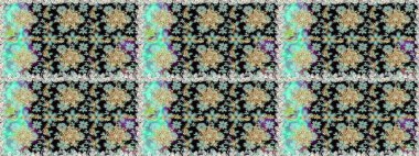 Tarafsız renkler üzerine geleneksel Arapça dekor. Duvar kâğıdı için altın süslü bir illüstrasyon. Çiçekli süslemeli, pürüzsüz bir desen. Doğu tarzında klasik tasarım öğesi. Süslü dantel iz sürücü.