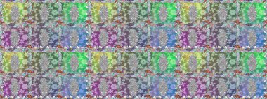 Tarafsız renklerde parlak çiçekli halı ile kusursuz desen.