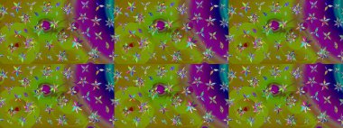 Botanik çizim kalıbı. Organik elementler. Suluboya etkisi. Raster deseni.