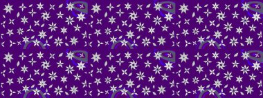 Küçük renkli çiçekler. Moda baskıları için zarif bir şablon. Çiçekli yaz çiçekleri. Robot resim. Küçük çiçekte güzel bir desen. Motley illüstrasyonu.