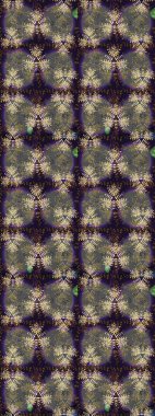 Küçük çiçekli yay deseni çiz. Raster illüstrasyonu. Suluboya tarzında gri ve kahverengi renkler üzerine.