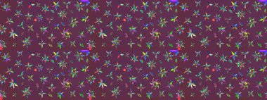 Kızılderili desenli desenli desenli şal deseni. Etnik Mandala süsü. Raster Henna dövme stili. Tekstil, tebrik kartı, boyama kitabı, telefon kılıfı baskısı için kullanılabilir.