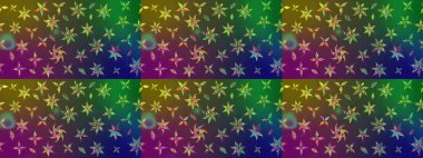 Çiçekli yumuşak bir eskiz şekli. Raster illüstrasyonu. Raster çiçekleri klasik tarzda çizilmiş. Yeşil ve kahverengi renklerde bahar çiçekleri..