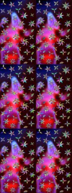 Çiçeğin suluboya çizimlerinin mükemmel deseni. Dekorasyon ve tasarım için güzel bir desen. Eski model. Moda baskısı. Suluboya çizim deseni.