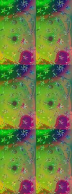 Raster stili kumaş deseni. Çiçekler suluboya çizim deseni.