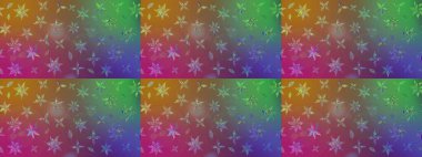 Çiçek desenli eskiz, yaz çiçekleri. Düz Çiçek Elementleri Tasarımı. Kahverengi ve mor renkli çiçekler. Renkli Bahar Teması çizim şablonu.