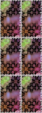 Küçük çiçekli şirin bir desen. Çiçek ve yapraklı çiçek deseni. Raster illüstrasyonu.