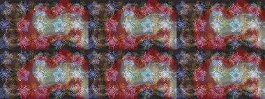 Mandalas 'ın dekoratif dokusu. Raster illüstrasyonu. Kumaş veya Duvar Kağıdı Tasarımı. Folk Style. Tekstil için Lacy Fashion Print. Lace Snowflakes 'in etnik kökü. Şekillendirilmiş Çiçekler.