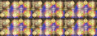 Raster Noel renkli arka plan ile düşen kar tanesi. Kar taneleri Raster resim. Dekorasyon kış kar simgeler.