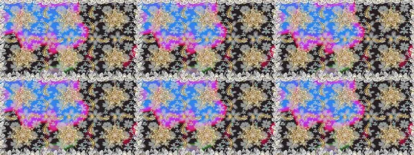 Kusursuz oryantal klasik altın desen. Gri ve nötr renklerde altın tekrarlayan elementler içeren Raster soyut arkaplanı.