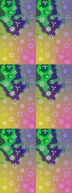 Dekorasyon ve tasarım için güzel bir desen. Çiçeğin suluboya çizimlerinin mükemmel deseni. Suluboya çizim kalıbı. Moda baskısı. Raster illüstrasyonu. Eski.