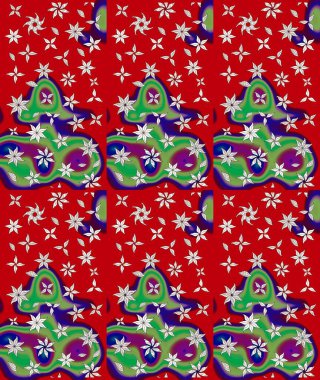 Simple cute pattern in small-scale flowers. Raster illustration. Floral sketch background for textile or book covers, manufacturing, wallpapers, print, gift wrap and scrapbooking.