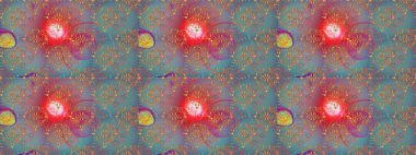 Vadinin çiçekleri tarafsız, mavi ve pembe renklerde. Raster çiçek desenleri çiziyor..