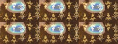 Soyut duvar kâğıdı, ambalaj dekorasyonu. Kahverengi, bej ve nötr renklerde şirin kar taneleri. Basit bir kar tanesi. Kışın sembolü, mutlu noeller, mutlu yeni yıl kutlaması Raster illüstrasyonu..