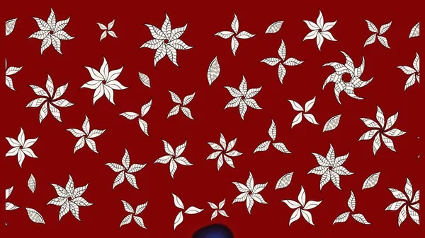 Çiçekli el çizimi çizimi deseni. Modern gelişim kırmızı raster arka plan duvar kağıdı çizimi klasik çizgili iz sürme desenli çiçekler, çiçekli süsler.