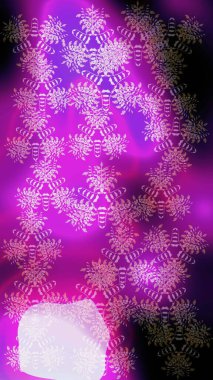 Raster illüstrasyon kar taneleri. Güzel dekorasyon. Mor, mor ve nötr renklerde ayrık suluboya kar taneleri. Kışın sembolü.