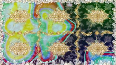 Tarafsız renklerde altın element. Doku arka planında altın duvar kâğıdı. Damask kusursuz yinelenen arkaplan. Barok tarzında altın çiçekli süs..