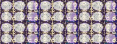 Raster Güzel kumaş deseni. Raster suluboya çiçek deseni, narin çiçekler, nötr, gri ve menekşe çiçekleri, tebrik kartı şablonu.