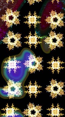 Raster Noel soyut renkli arka plan ve tatlı kar tanesi. Kış soyut geçmişi. Raster illüstrasyonu. Kar taneli Noel arkaplanı.