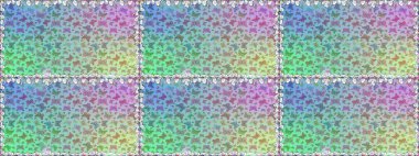 Mavi arka planda kelebek. Davetiye, kart ve parmak izi için basit kadınsı bir model. Raster illüstrasyonu. Rastgele mavi kelebekler şirin desenler. Kusursuz..