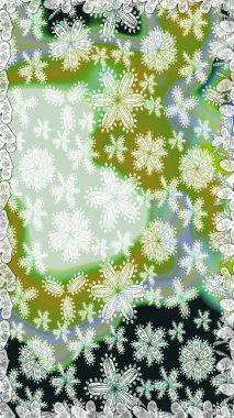 Renkli, pürüzsüz desen. Çiçek arkaplan. Çiçek duvar kâğıdı. Raster illüstrasyonu. Gri ve nötr renklerde şirin tekstil.