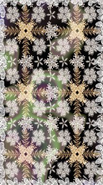 Duvar kağıdı, web sitesi arka planı, ambalaj kağıdı, davetiye, broşür, afiş veya web sitesi için kusursuz çiçek deseni kullanılabilir. Parlak elementlerin. El çizimi Raster illüstrasyonu.