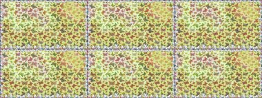 Duvar kağıtları, web sayfası geçmişi, yüzey dokuları, tekstil için mükemmel. Tarafsız renklerle ilgili kusursuz çiçek desenli bir arka plan. Resimlerde tropik kelebekler görülür. Raster..