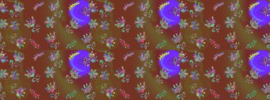 Basit bir kar tanesi. Kışın sembolü, mutlu noeller, mutlu yeni yıl kutlaması Raster illüstrasyonu. Soyut duvar kâğıdı, ambalaj dekorasyonu. Kahverengi, mor ve yeşil renklerde şirin kar taneleri.