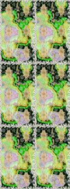 Duvar kâğıdı barok, İspanyol kumaşı. Kusursuz raster arka plan. Çiçek deseni. Kahverengi ve bej renklerde altın elementler. Şekil grafik deseni.