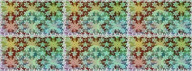 Tarafsız ve yeşil renklerde altın elementlerle kusursuz desen. Raster oryantal süs. Kusursuz altın desen.