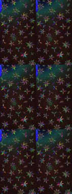 Şirin çiçek elementleri. Gri ve kahverengi renkli çiçekler. Robot resim. Raster illüstrasyonu.