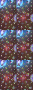 Karalama elementleri. Çizim çiçek deseni duvar kağıdı, web sitesi arka planı, ambalaj kağıdı, davetiye, broşür, afiş veya web sitesi için kullanılabilir. El çizimi Raster illüstrasyonu.