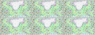 Raster illüstrasyonu. Renkli kelebeklerin kusursuz arka planı. Giysi tasarımı için tarafsız ve yeşil arkaplan dekorasyonu.