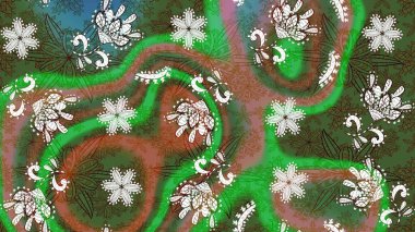 Yumuşak pamuk tasarımı. Raster 'ın taze dokusu. Paketleme, tekstil, duvar kâğıdı için çiçek eskizi. Yumuşak fayans. Klasik çiçek deseni.