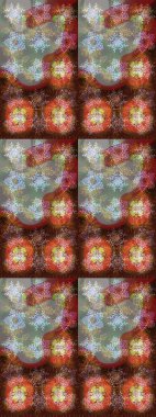 Son moda kar taneleri ve elementler onun kartlarını gösteriyor. Süper tasarım posteri, kapak, kahverengi ve gri renkli kart tasarımı. Kar taneleri tasarımı. Retro biçim dokusu, soyut kış elementleri.