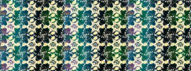 Karalama çiçekleri kusursuz desen. Sanat ilham verir, tarafsız ve yeşildir. Çiçekler ve yapraklar. Mavi, nötr ve yeşil el çizimi desen. Raster deseni.