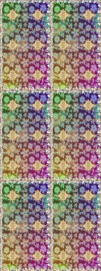 Klasik klasik klasik arka plan. Raster illüstrasyonu. Kusursuz klasik raster altın desenli. Tarafsız renklerde, altın elementlerle kusursuz desen. Geleneksel oryantasyon süsü.