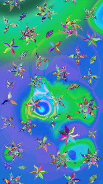 Raster Moda kumaş deseni. Çizgi çizimi kalıbı. Şirin çiçekler..