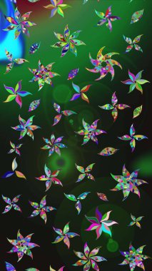 Güzel suluboya yaz çiçekleri deseni..