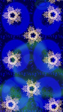 Yeni yıl dekoratif kar taneleri arka plan. Kışın kar karalamalar pul. El Noel Raster çizilen illüstrasyon.