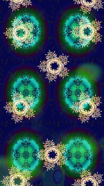 Kar tanesi kışı mavi, yeşil ve gri renklerde yalıtılmış. Yeni yıl tabelası. Raster illüstrasyonu. Kutlamanın sembolü. Noel tasarımı için. Mavi, yeşil ve gri simge silueti.